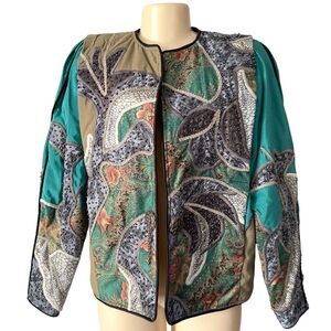 Vintage La Colección Judith Roberts Ornate Bolero Jacket Mexico Rare Art to Wear